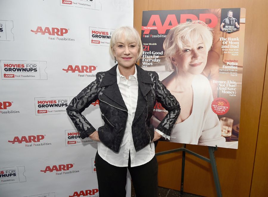 Photo Flash: Stage and Screen Star Helen Mirren Celebrates AARP The Magazine Cover Issue Image