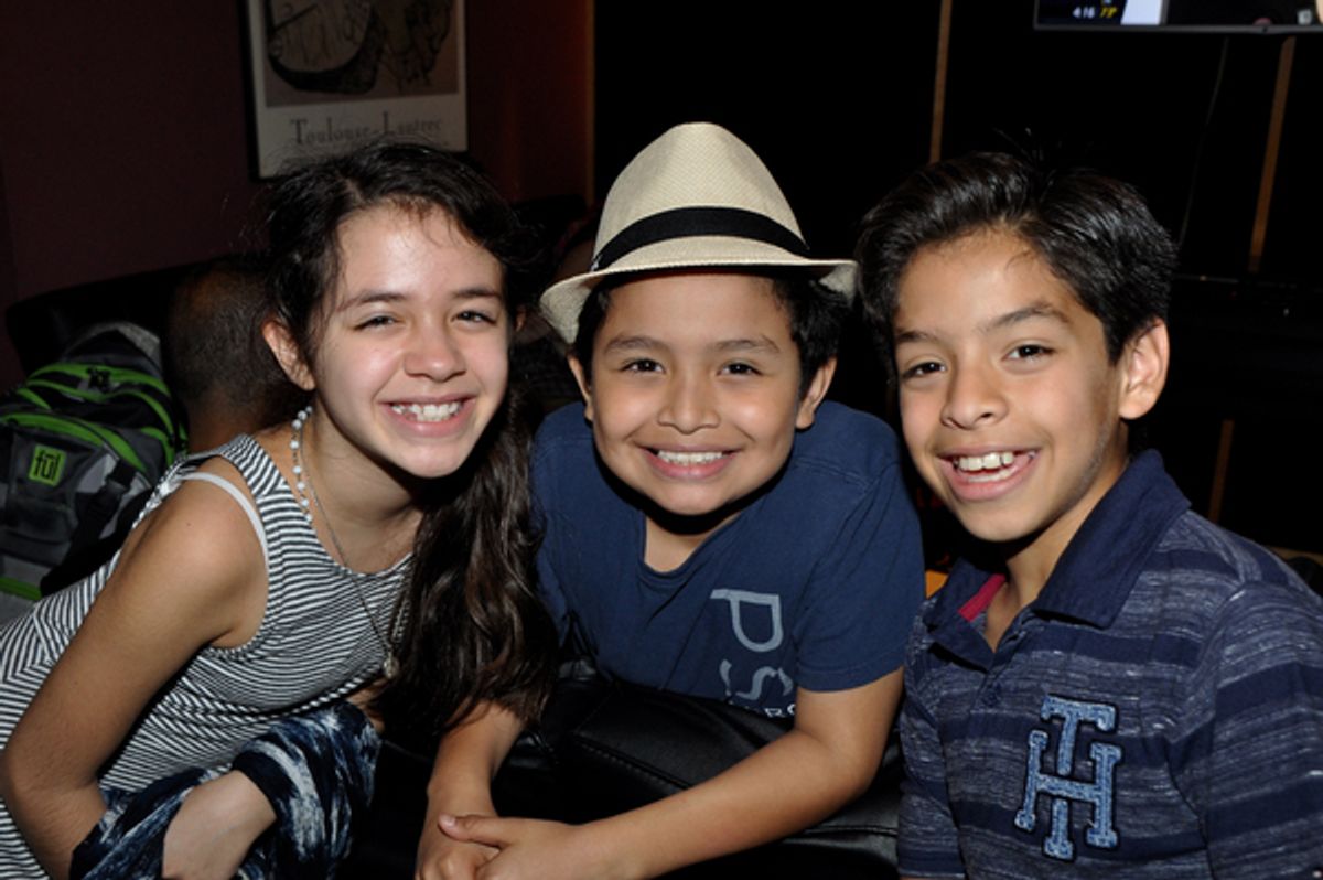 Fabi Aguirre, Eduardo Hernandez and Kevin Tellez at 