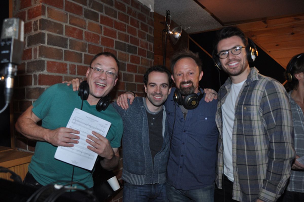 Patrick Wetzel, Rob McClure, Matt Allen and Max Clayton at 