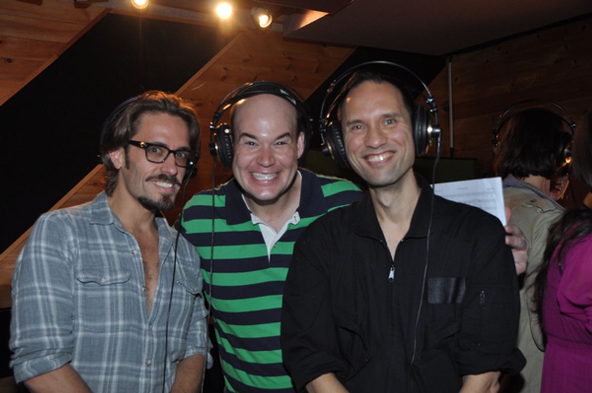 Eric Sciotto, Aaron Kaburick and Andrae Gonzalo at 