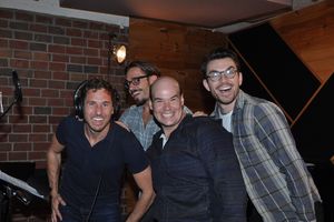 Aleks Pevec, Eric Sciotto, Aaron Kaburick and Max Clayton Photo