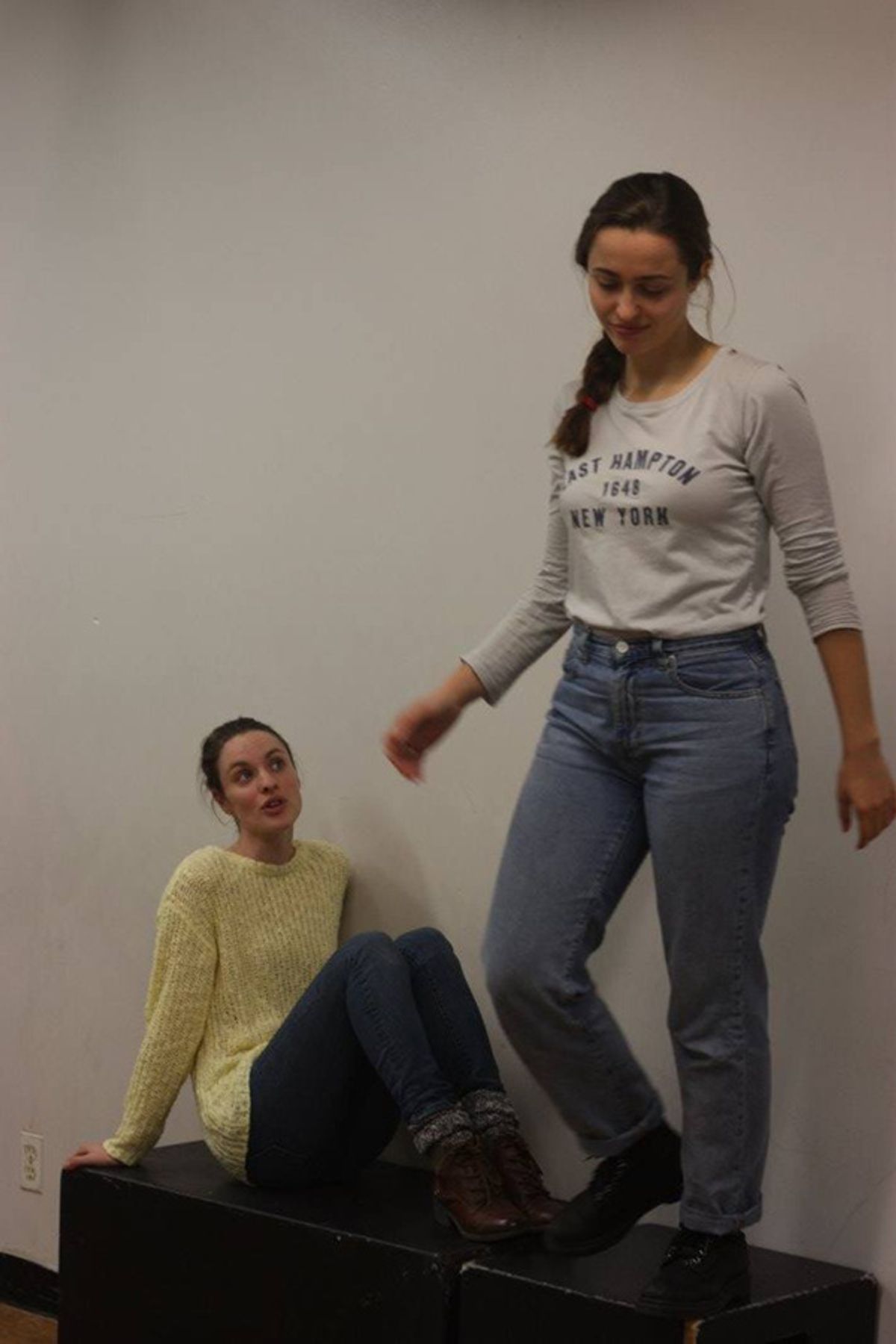 Emily Hooper and Amandine Thomas at 