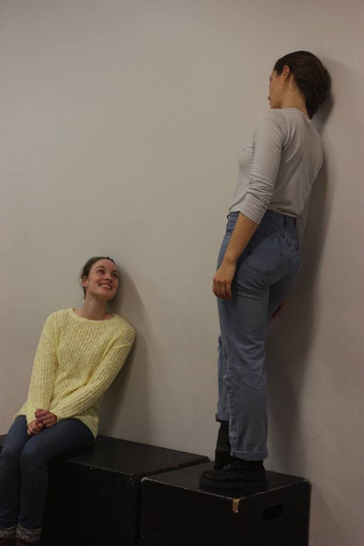 Emily Hooper and Amandine Thomas at 