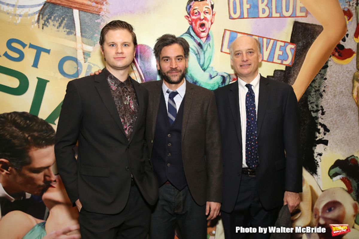 Michael Oberholtzer, Josh Radnor and Frank Wood  at 