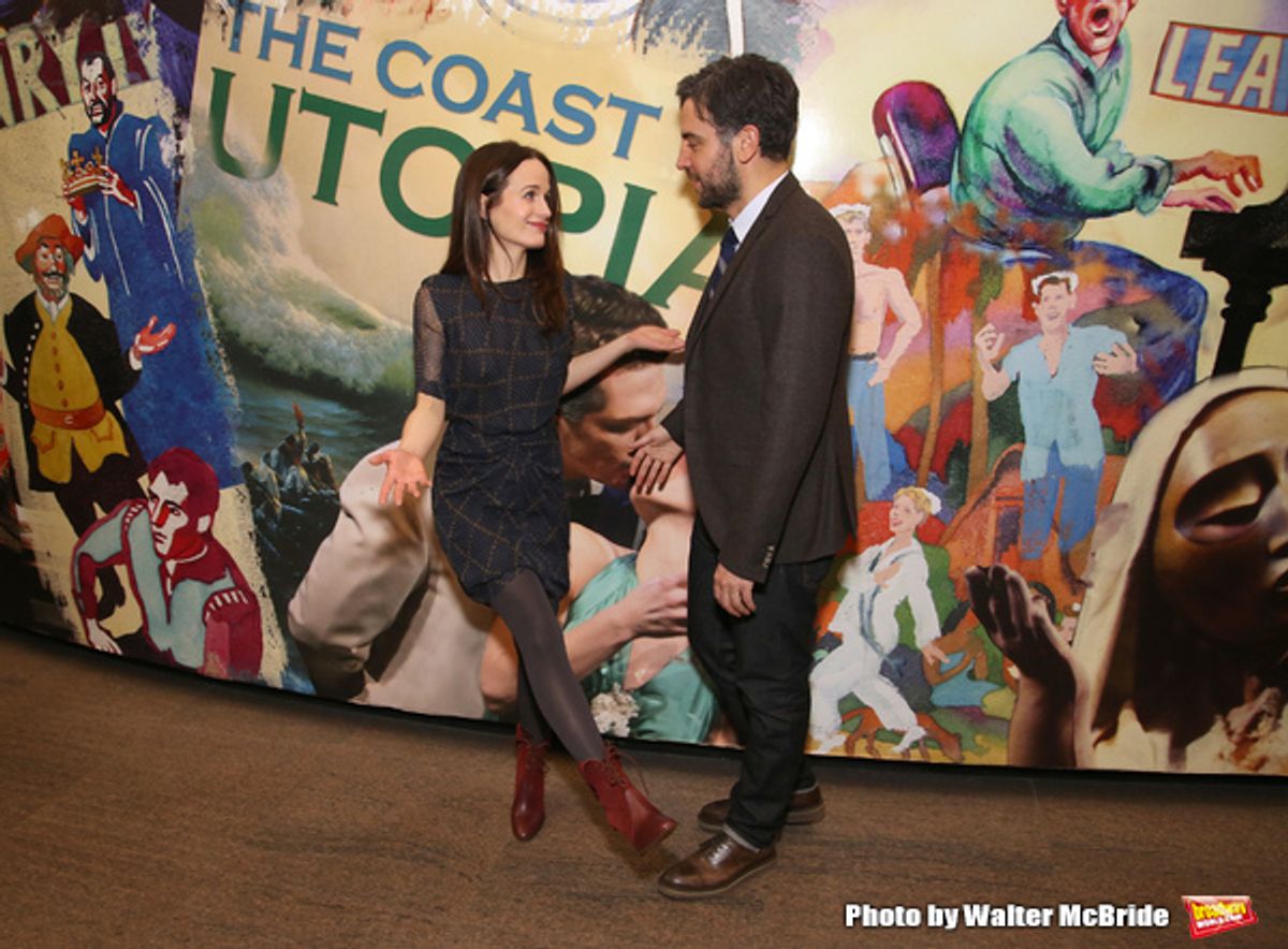 Elizabeth Reaser and Josh Radnor at 
