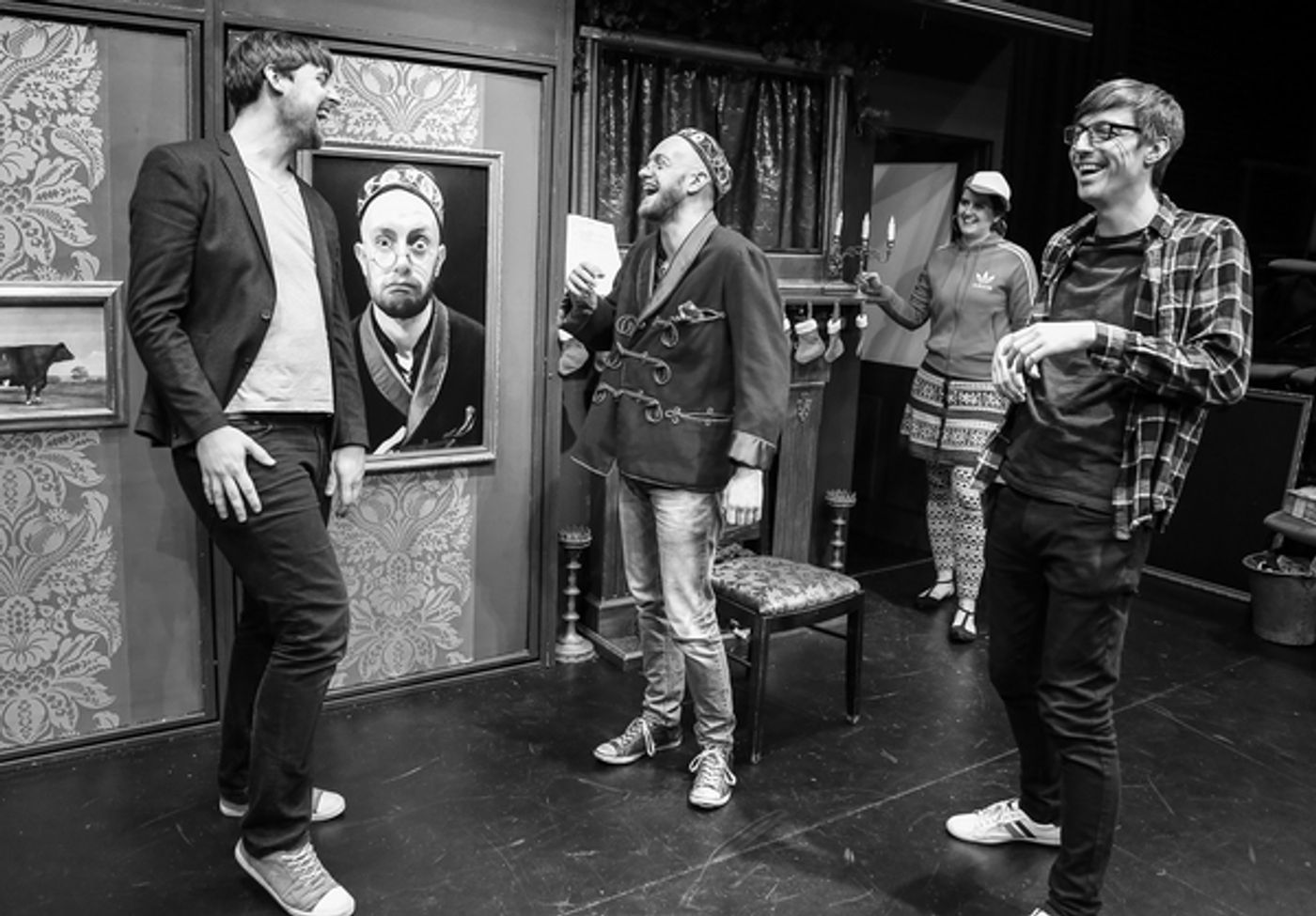 Photo Flash: In Rehearsal for CRIMES AGAINST CHRISTMAS, Opening This Week at Lichfield Garrick Photo Flash: In Rehearsal for CRIMES AGAINST CHRISTMAS, Opening This Week at Lichfield Garrick Image