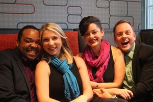Calvin Scott Roberts, Allison Bret, Janelle Lutz and Trey West @ BroadwayWorld Calvin Scott Roberts, Allison Bret, Janelle Lutz and Trey West Photo