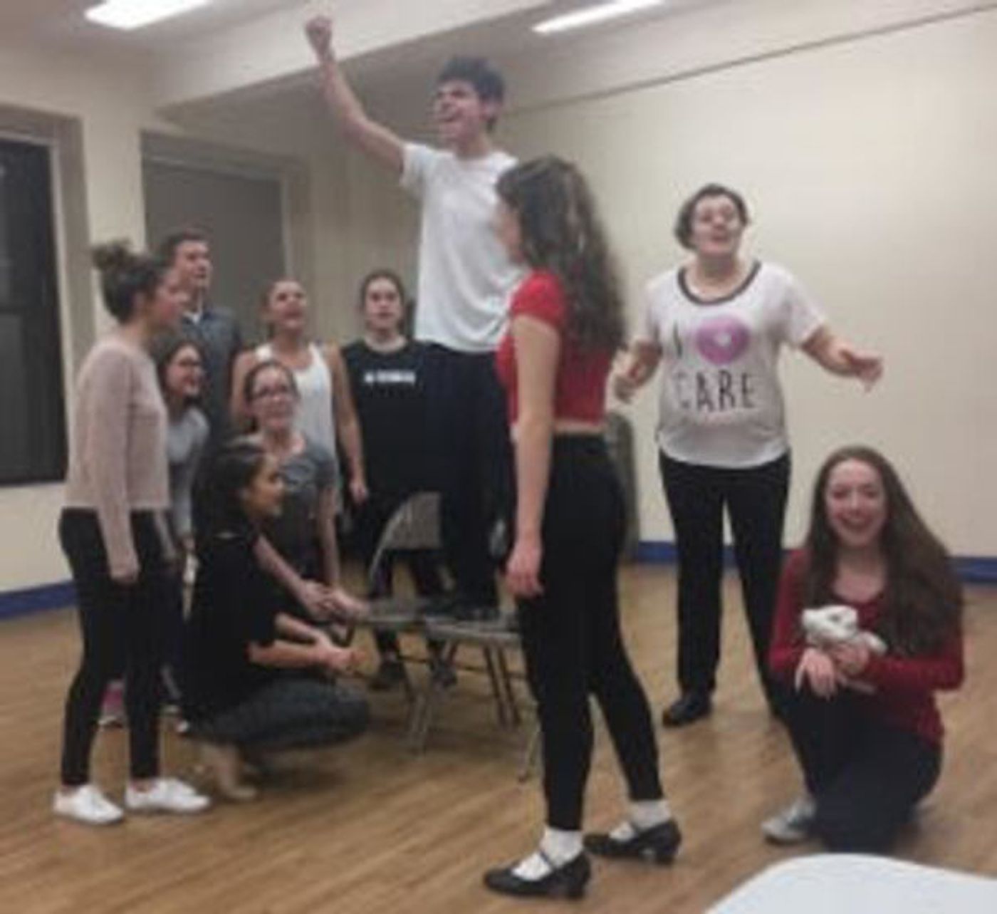 Photo Flash: In Rehearsal for A Class Act NY's URINETOWN and ANNIE JR.  Image
