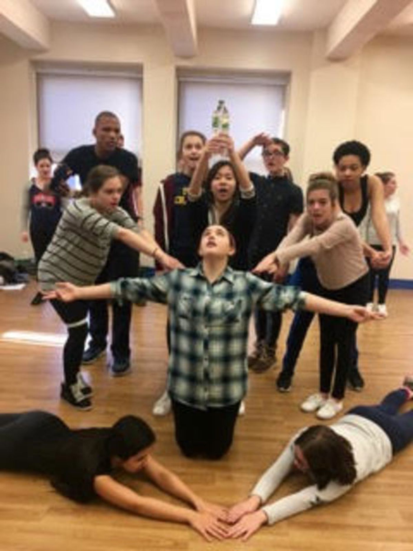 Photo Flash: In Rehearsal for A Class Act NY's URINETOWN and ANNIE JR.  Image