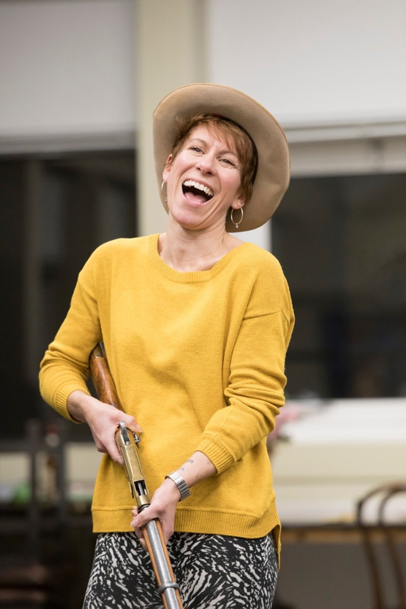 Photo Flash: See Anna-Jane Casey and Ben Lewis in Rehearsals for ANNIE GET YOUR GUN  Image