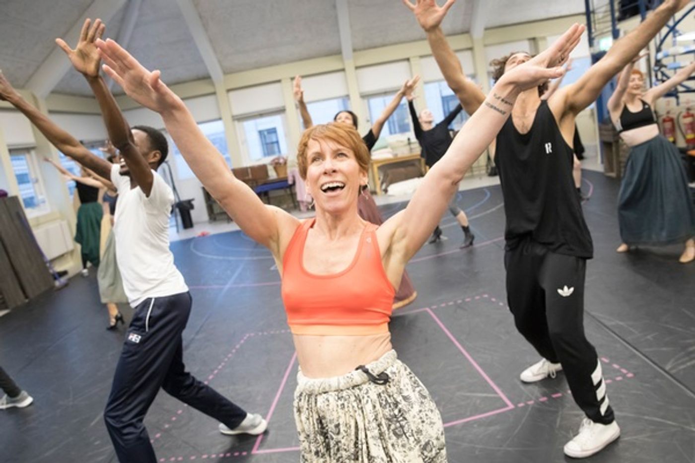 Photo Flash: See Anna-Jane Casey and Ben Lewis in Rehearsals for ANNIE GET YOUR GUN  Image