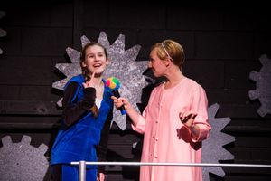 L-R: Mallory St. Arnold and Jaclyn Young Violet and Phinneas Trout in Roald Dahl's Wi Photo