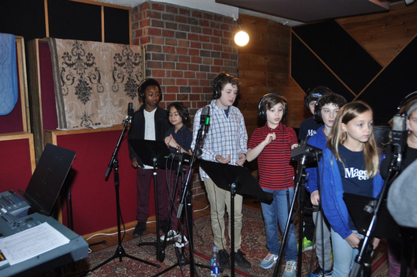 Exclusive Photo Coverage: The Kids of MATILDA Ring in the New Year for Carols For A Cure  Image