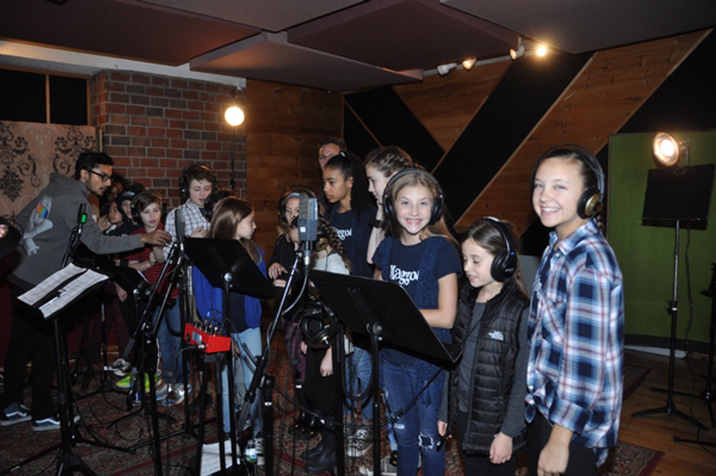 Exclusive Photo Coverage: The Kids of MATILDA Ring in the New Year for Carols For A Cure  Image