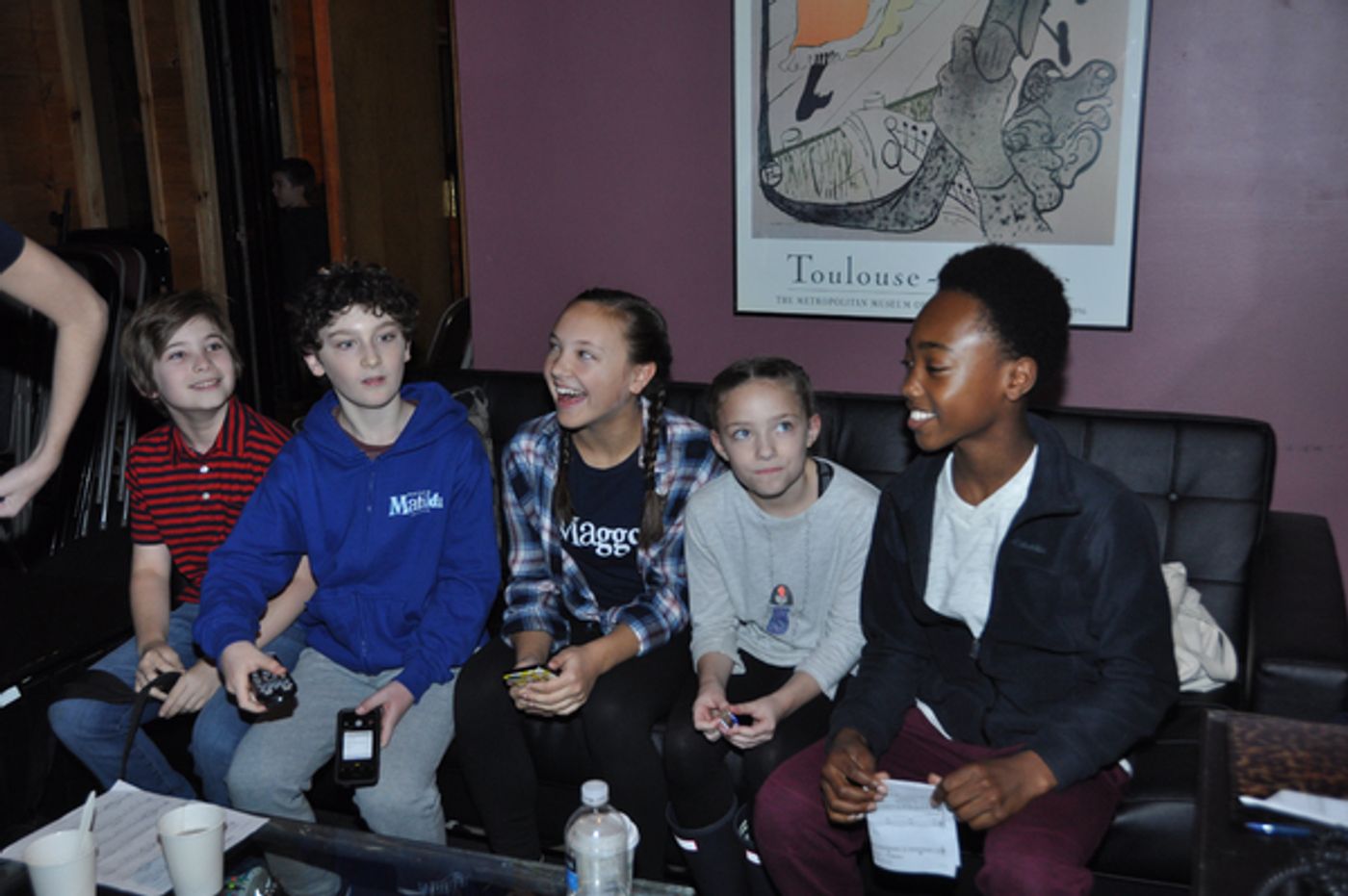 Exclusive Photo Coverage: The Kids of MATILDA Ring in the New Year for Carols For A Cure  Image