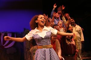 Maryann Williams as Dorothy with the Company of PANTO WONDERFUL WIZARD @ BroadwayWorld Maryann Williams as Dorothy with the Company of PANTO WONDERFUL WIZARD Photo