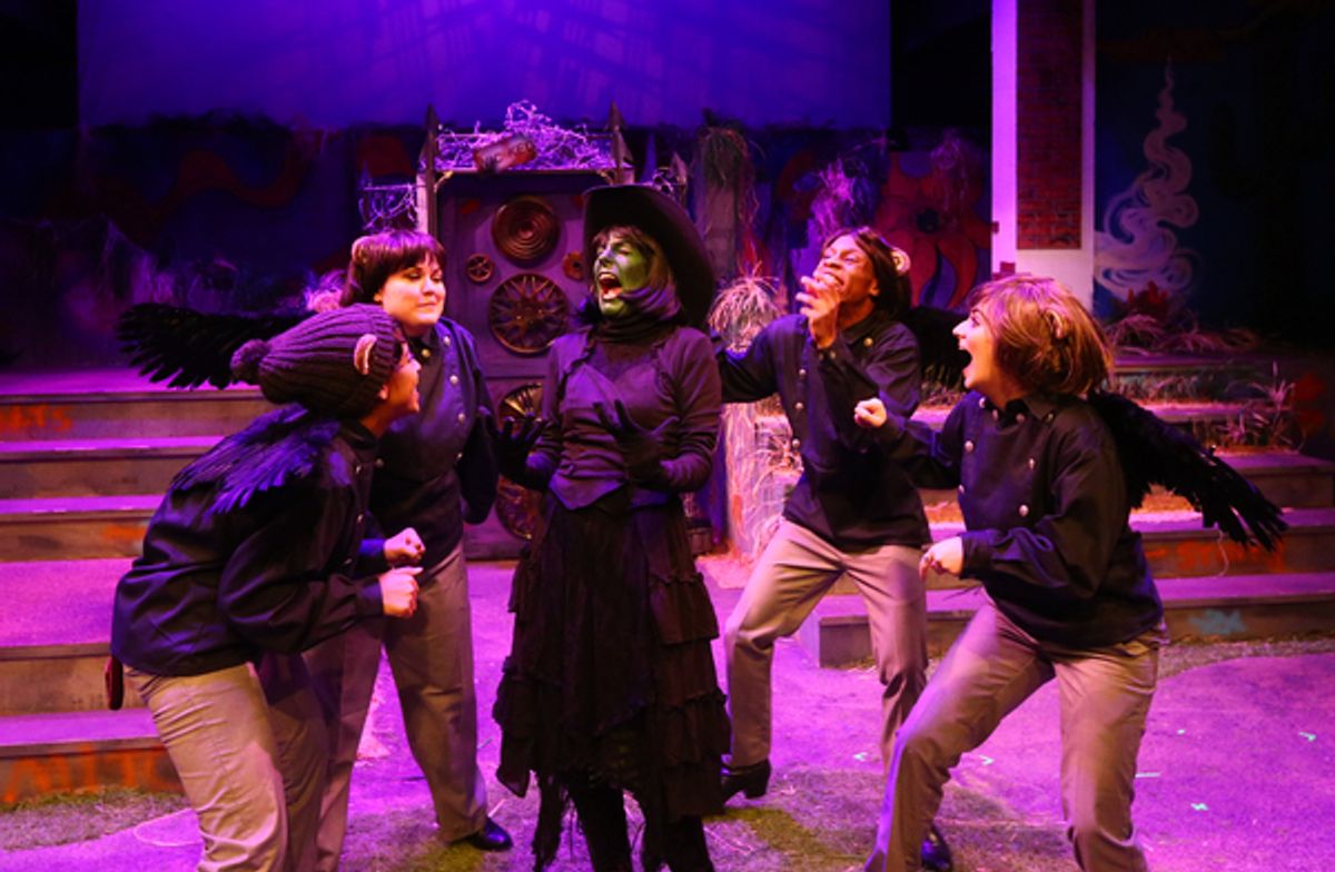 Fiorina with her Monkees: Anna Maria Morris, Angela Pinina Harkins, Kay Allmand, Zachary Willis and Faith Fryer at 