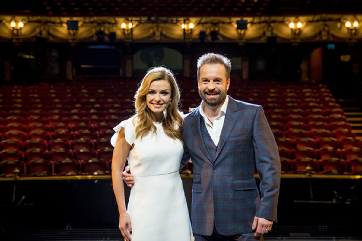 Katherine Jenkins and Alfie Boe at 