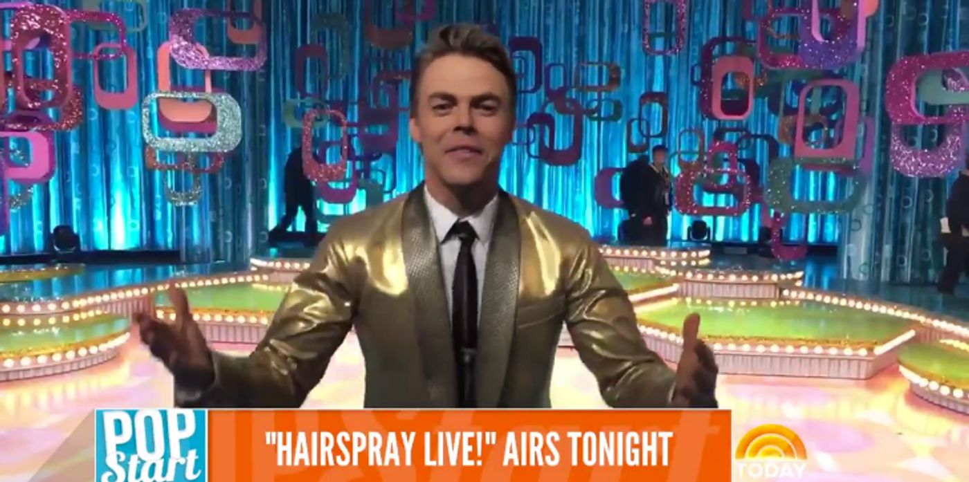 VIDEO: HAIRSPRAY LIVE!'s Derek Hough Sends Message from Cast's Final Run-Through  Image
