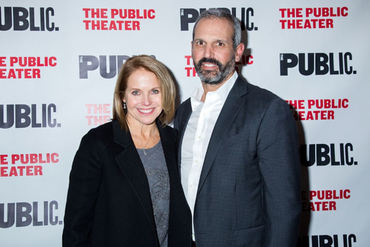 Katie Couric, John Molner at 