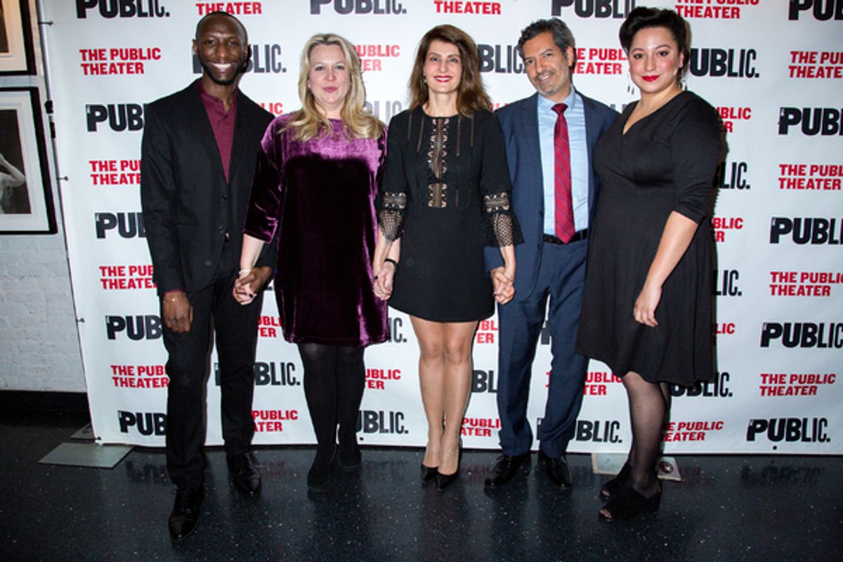Phillip James Brannon, Cheryl Strayed, Nia Vardalos, Alfredo Narciso, Natalie Woolams-Torres at 