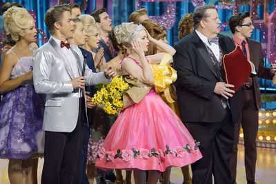 Derek Hough, Dove Cameron, Paul Vogt Photo