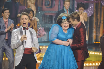 Derek Hough, Maddie Baillio, Garrett Clayton Photo