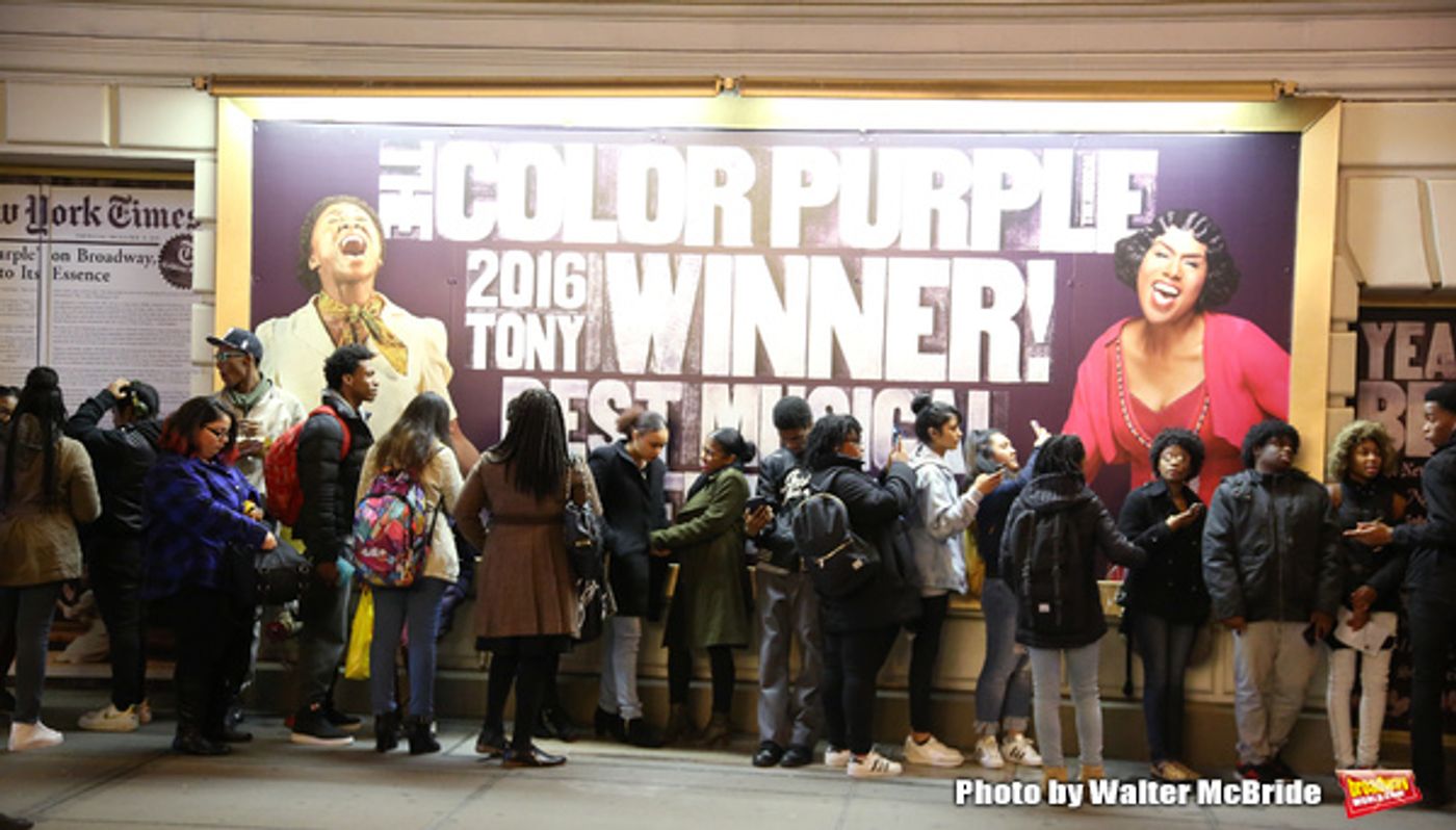 Photo Coverage: THE COLOR PURPLE Welcomes Kids from PAL  Image
