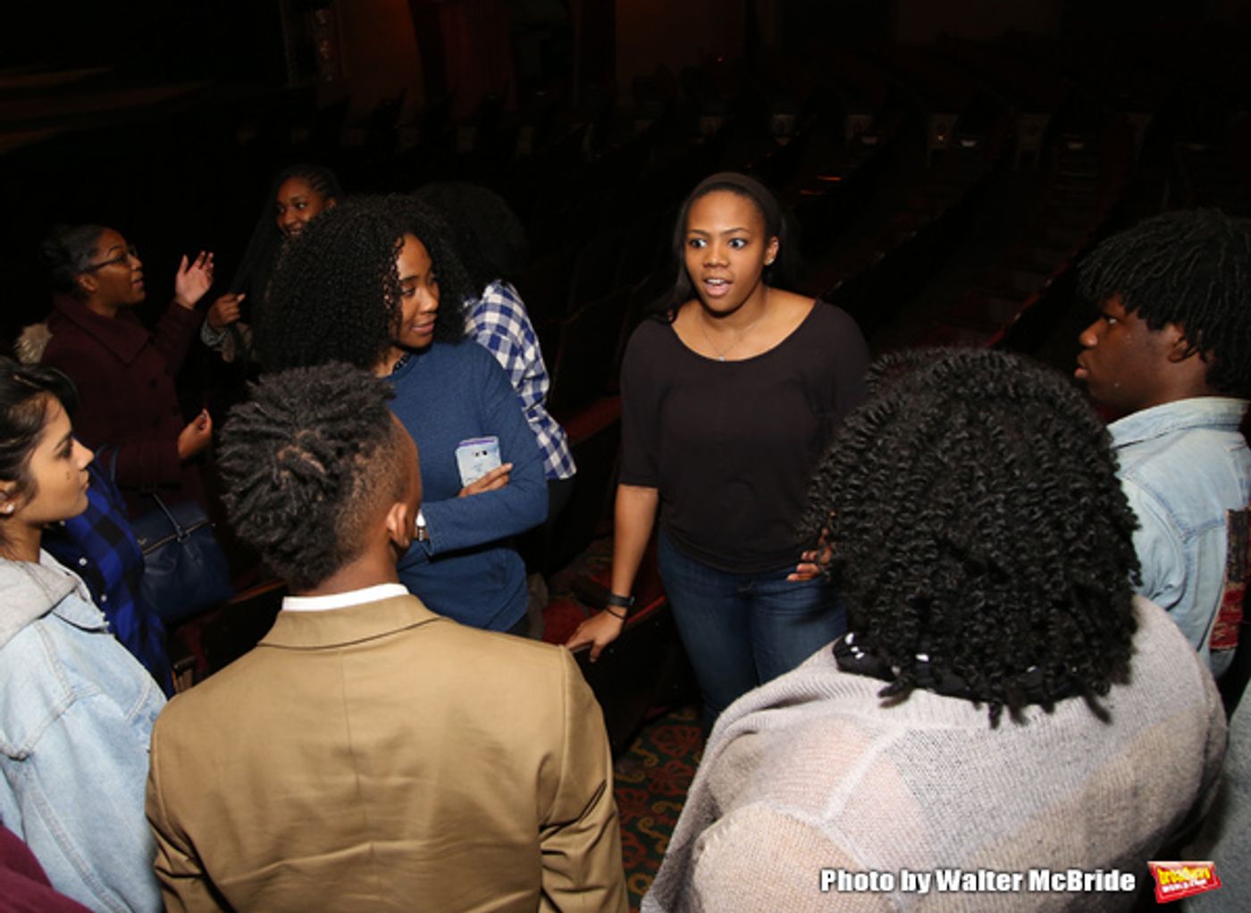 Photo Coverage: THE COLOR PURPLE Welcomes Kids from PAL  Image
