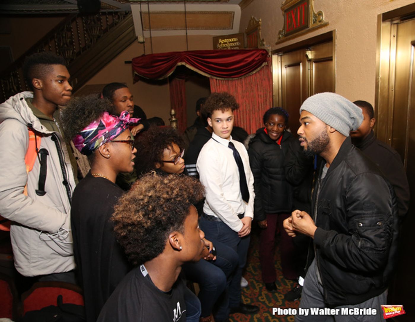 Photo Coverage: THE COLOR PURPLE Welcomes Kids from PAL  Image