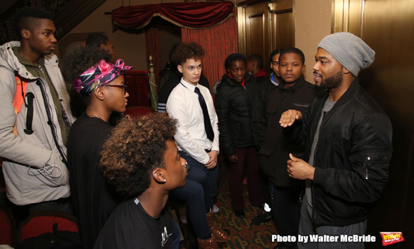 Photo Coverage: THE COLOR PURPLE Welcomes Kids from PAL  Image