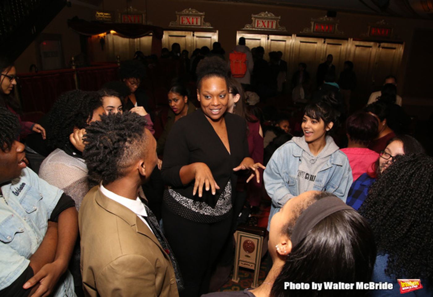 Photo Coverage: THE COLOR PURPLE Welcomes Kids from PAL  Image
