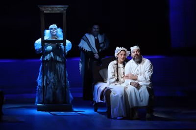 Dee Roscioli, Judy Kuhn and Danny Burstein Photo