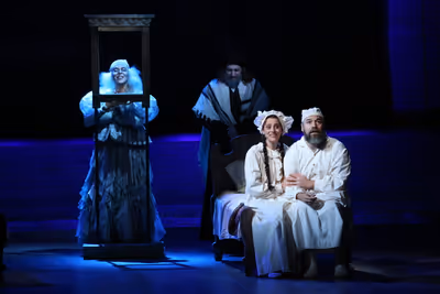 Dee Roscioli, Judy Kuhn and Danny Burstein Photo