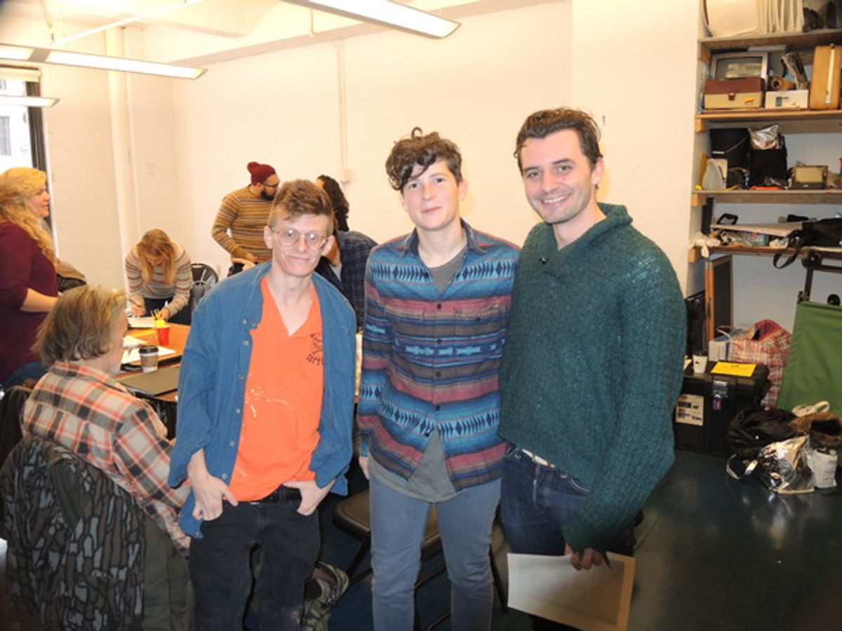 Jess Barbagallo, Basil Kreimendah and Dustin Willis at 