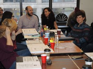 Michael Walkup, Daniella Topol and Basil Kreimendahl  Photo