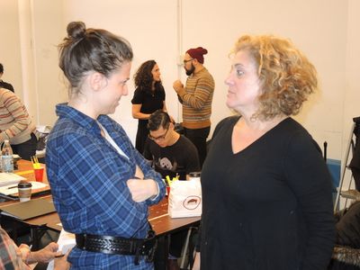 Irene Sofia Lucio and Mary Testa Photo