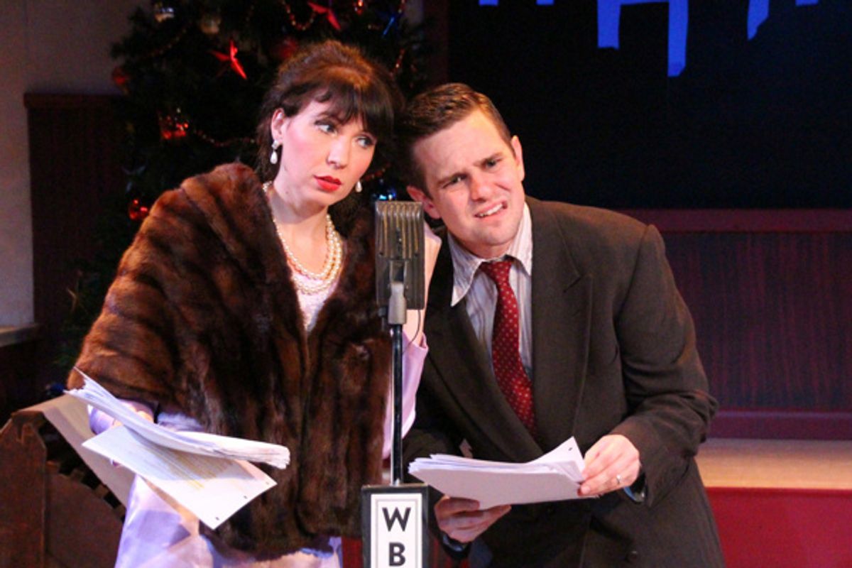 Elizabeth Donnelly and Jon-Michael Miller at 