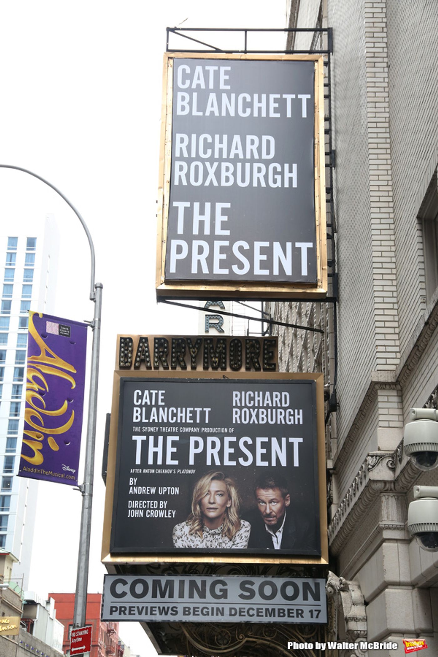 Up on the Marquee: Cate Blanchett in Sydney Theatre Co. THE PRESENT  Image