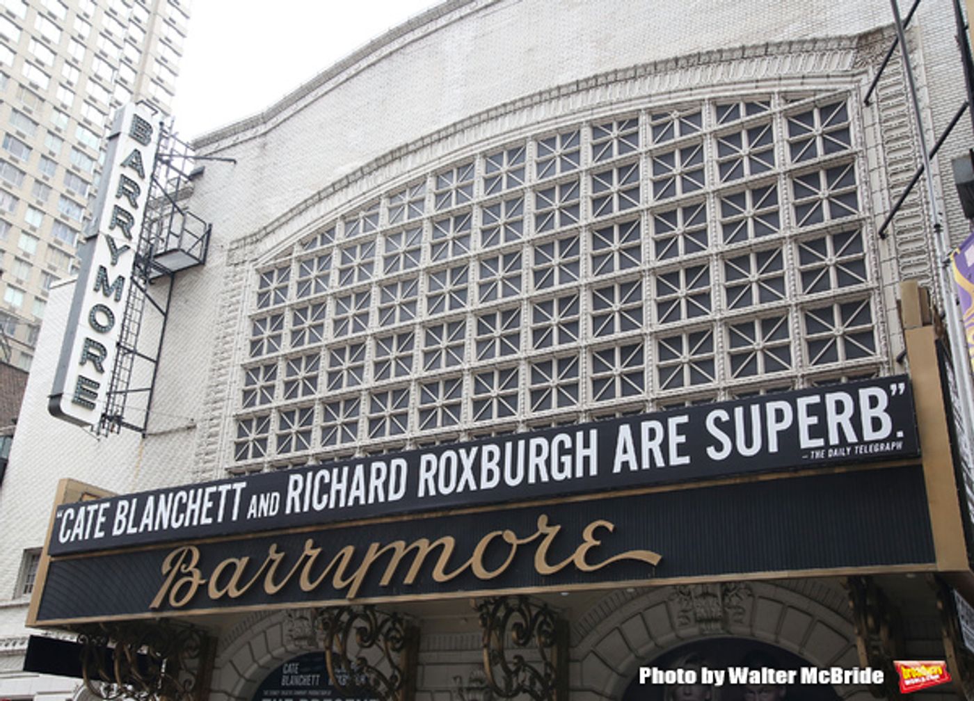 Up on the Marquee: Cate Blanchett in Sydney Theatre Co. THE PRESENT  Image