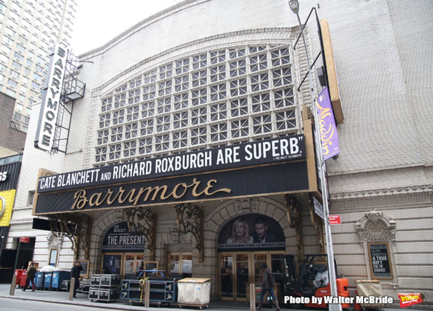 Up on the Marquee: Cate Blanchett in Sydney Theatre Co. THE PRESENT  Image