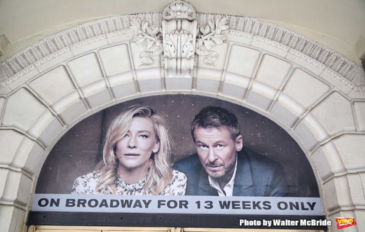Up on the Marquee: Cate Blanchett in Sydney Theatre Co. THE PRESENT  Image