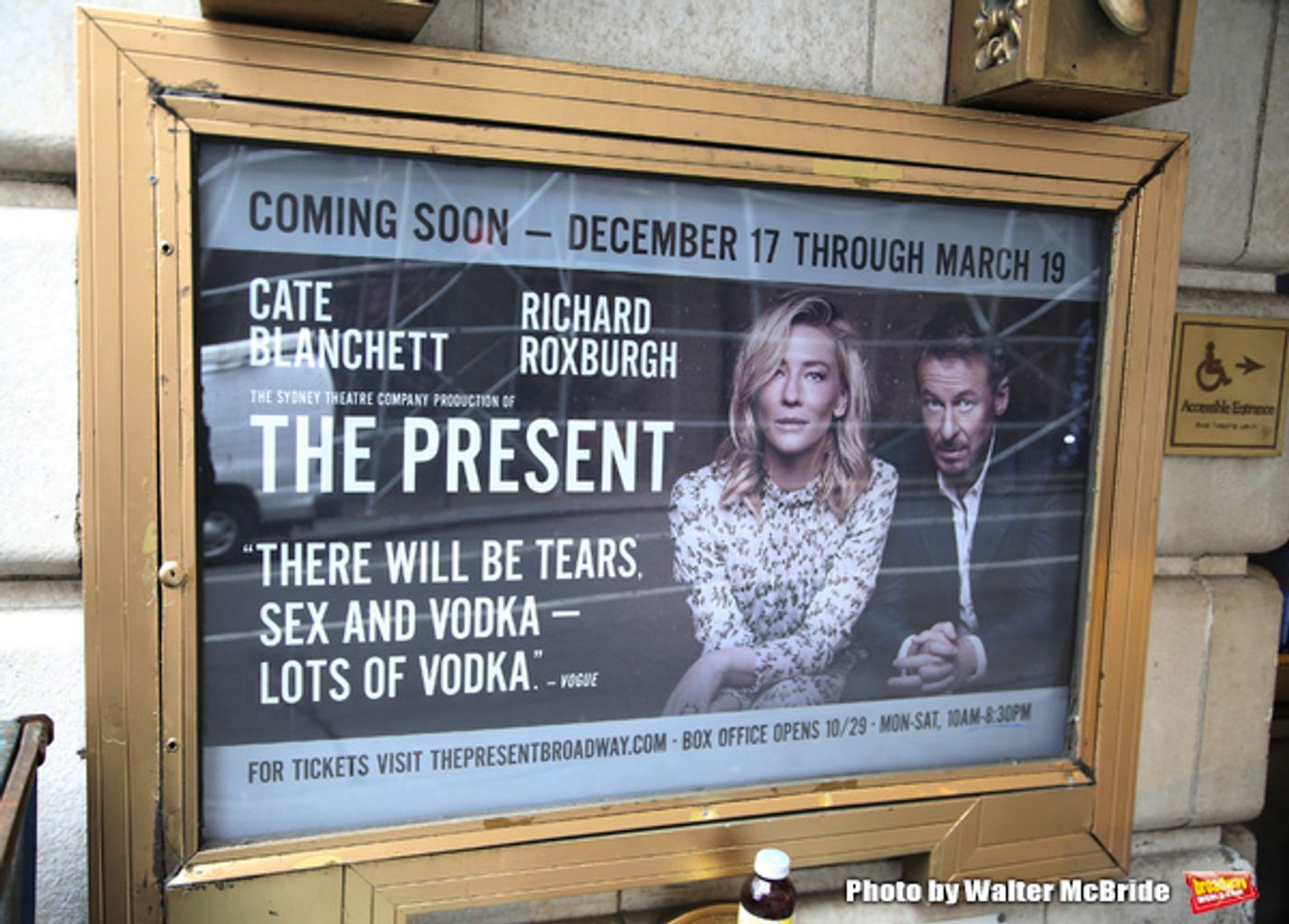 Up on the Marquee: Cate Blanchett in Sydney Theatre Co. THE PRESENT  Image