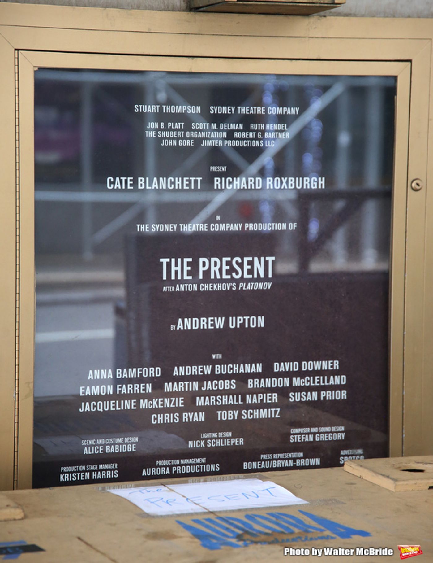 Up on the Marquee: Cate Blanchett in Sydney Theatre Co. THE PRESENT  Image