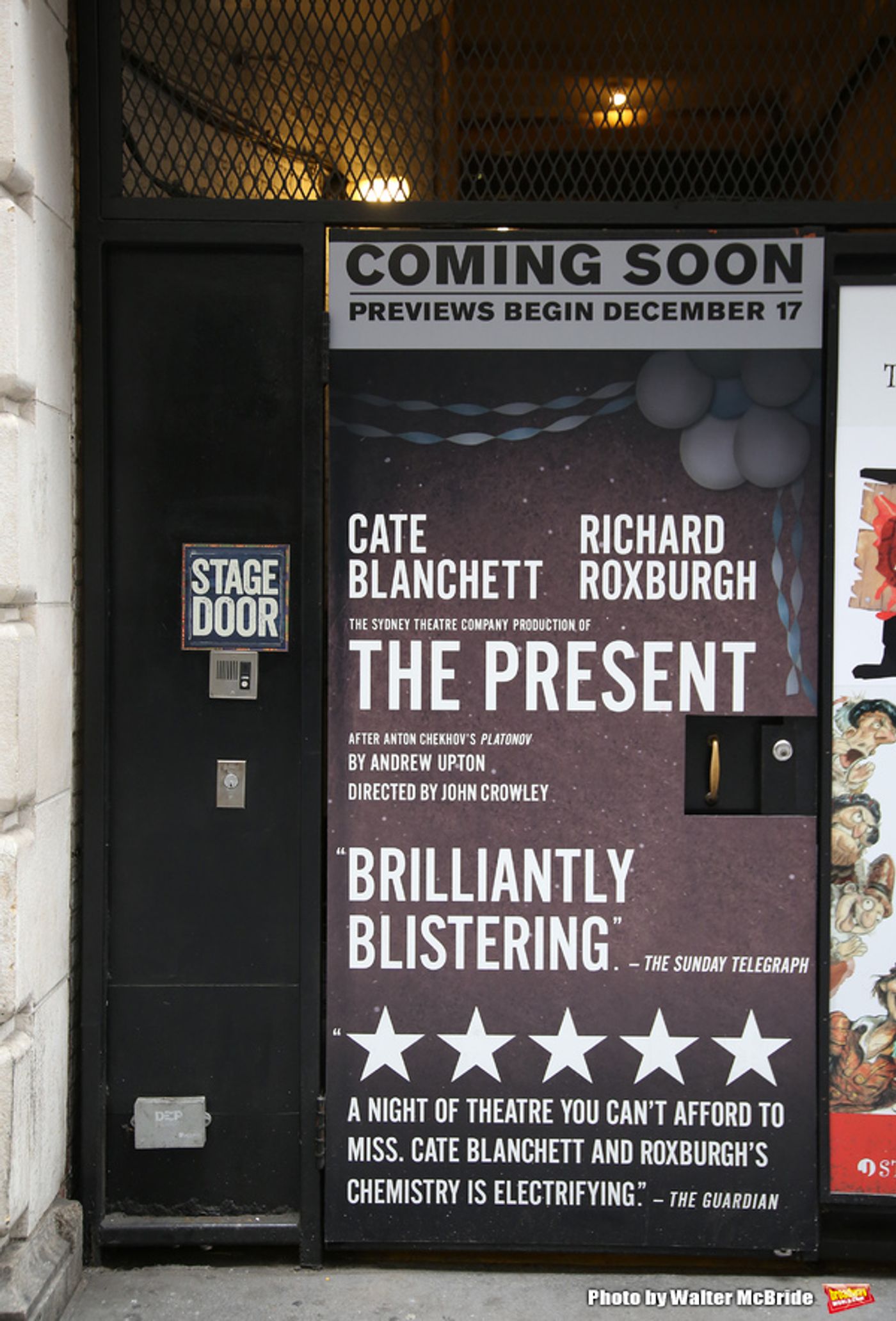 Up on the Marquee: Cate Blanchett in Sydney Theatre Co. THE PRESENT  Image