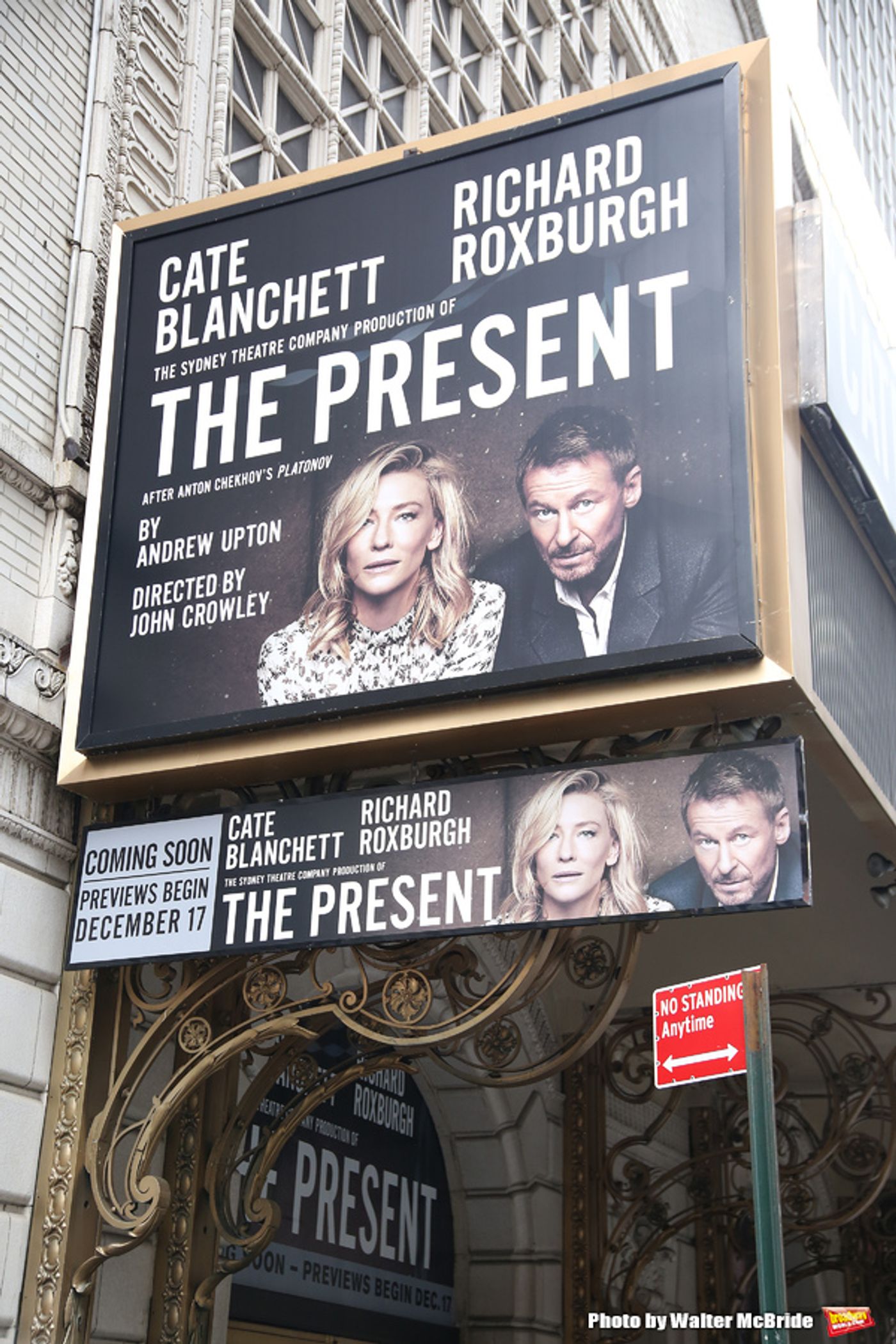 Up on the Marquee: Cate Blanchett in Sydney Theatre Co. THE PRESENT  Image