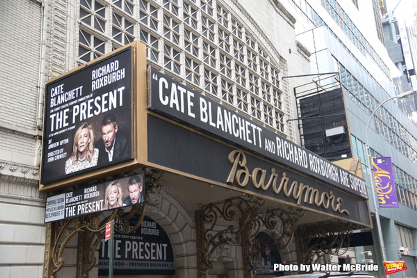 Up on the Marquee: Cate Blanchett in Sydney Theatre Co. THE PRESENT  Image