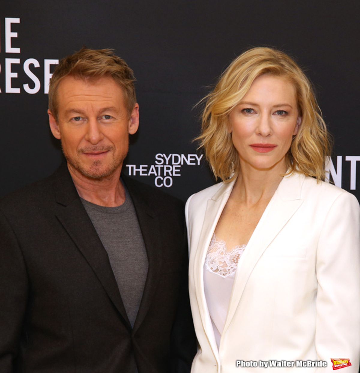 Richard Roxburgh and Cate Blanchett  at 