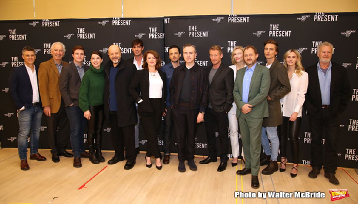 Cate Blanchett and Richard Roxburgh with the cast and creative team  at 