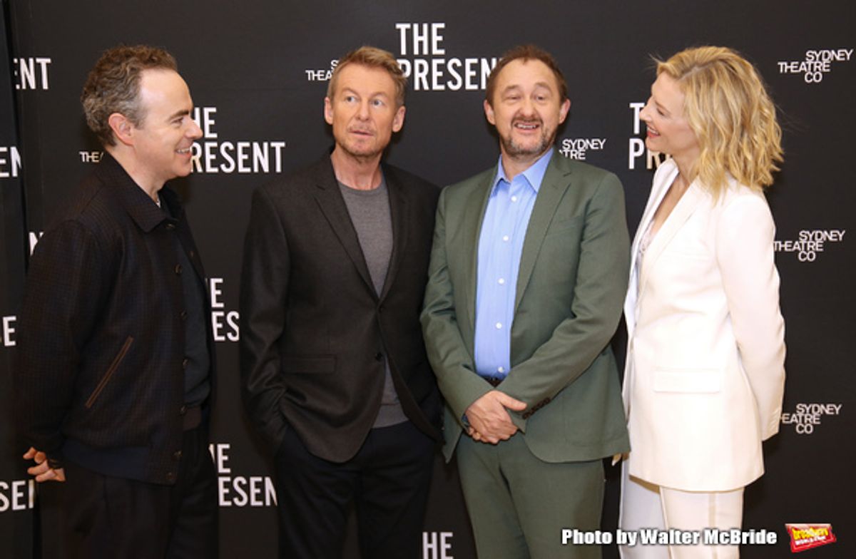 John Crowley, Richard Roxburgh, Andrew Upton and Cate Blanchett  at 